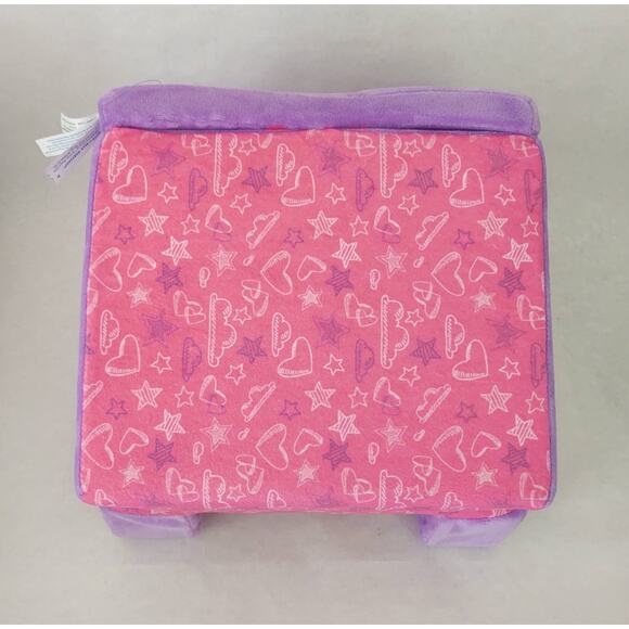 Build-A-Bear Workshop Plush Heart Chair Bed - Pink, Purple - Picture 6 of 10